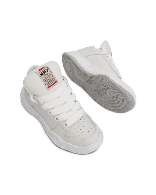 Maison Mihara Yasuhiro White Wayne Og Puffer Low Top Sneakers, , 100% Calf Leather for men