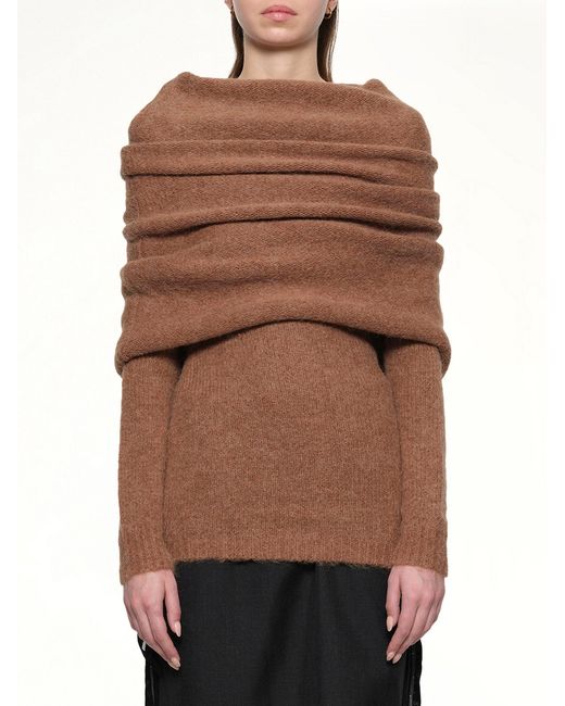 Entire studios Brown Bound Top