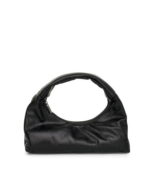 Off-White c/o Virgil Abloh Black Off- Arcade Shoulder Bag, , 100% Calf Leather