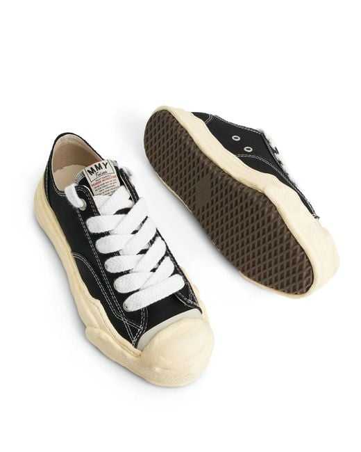 Maison Mihara Yasuhiro Black Hank Og Vintage Sneakers, 100% Cotton for men