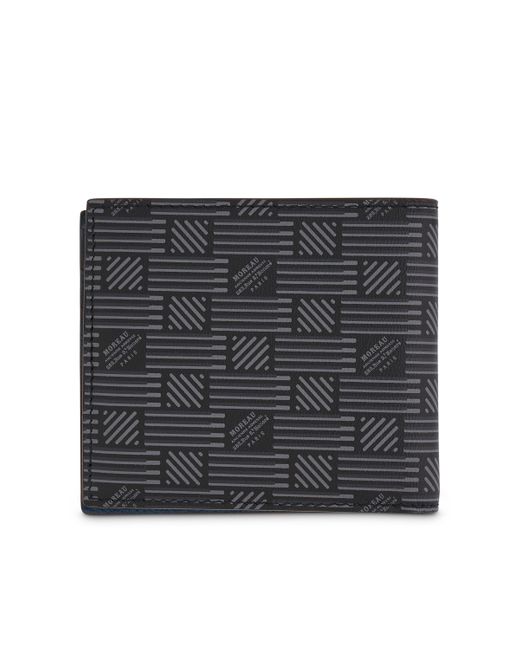 Moreau Black Bifold 6Cc Wallet, , 100% Calf Leather