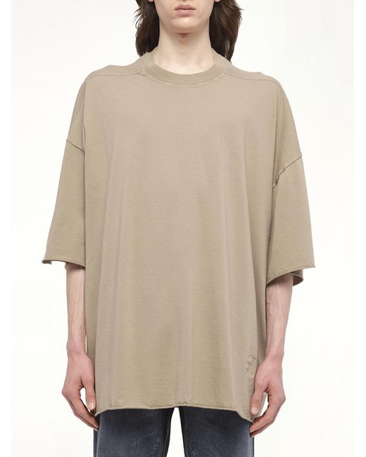 Rick Owens Natural Tommy T, 100% Cotton for men