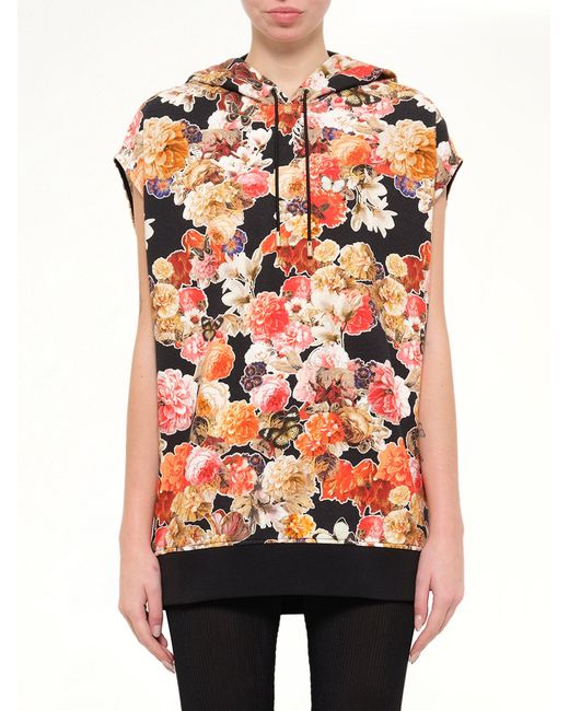 Givenchy Orange Short Sleeve Hoodie