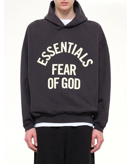 Fear Of God Gray Campus 90's Hoodie for men