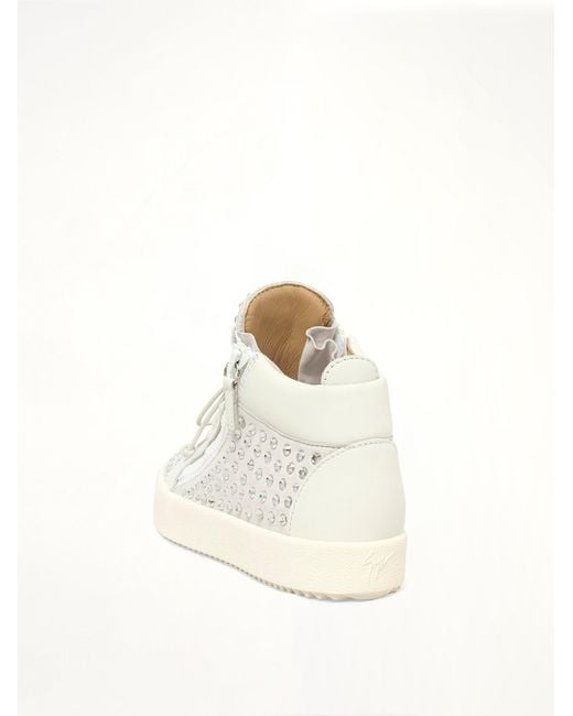 Giuseppe Zanotti White Camoscio