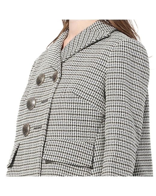 Alexander McQueen Gray Cappotto Coat