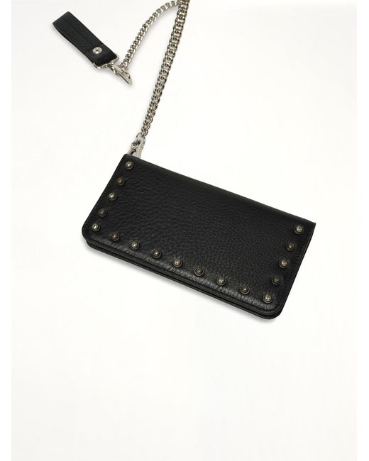 THUG CLUB White Tc Long Wallet for men