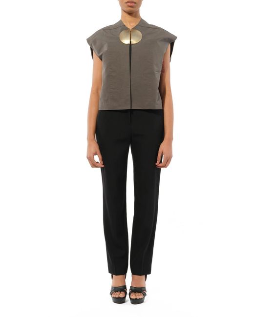 Rick Owens Black Jacket, 100% Leather