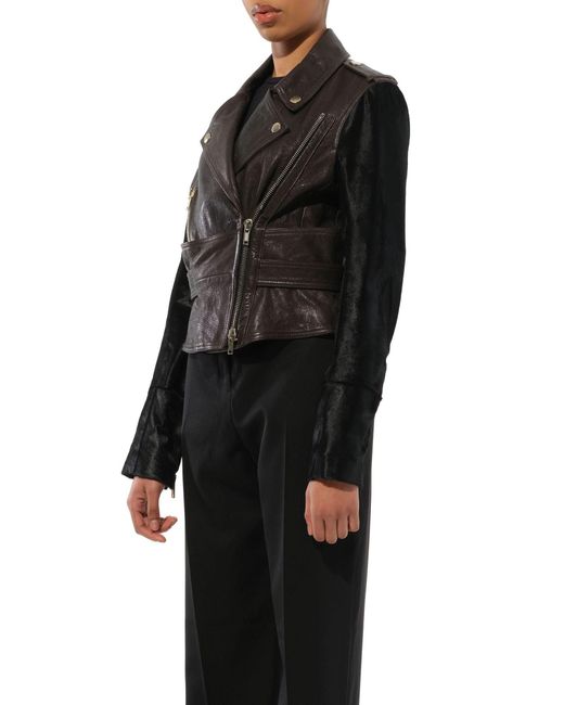 Givenchy Black Lamb Leather Jacket, 100% Leather