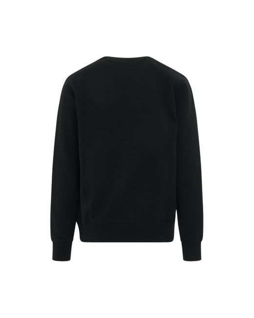 A_COLD_WALL* Black 'Essential Logo Cotton Sweatshirt, Long Sleeves, , 100% Cotton, Size: Small for men