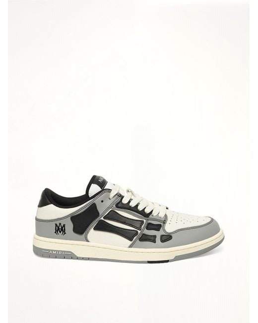 Amiri White Varsity Skel Top Low for men