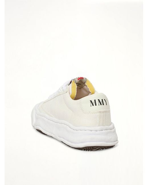 Maison Mihara Yasuhiro White Jackson Canvas Low Top Sneakers for men