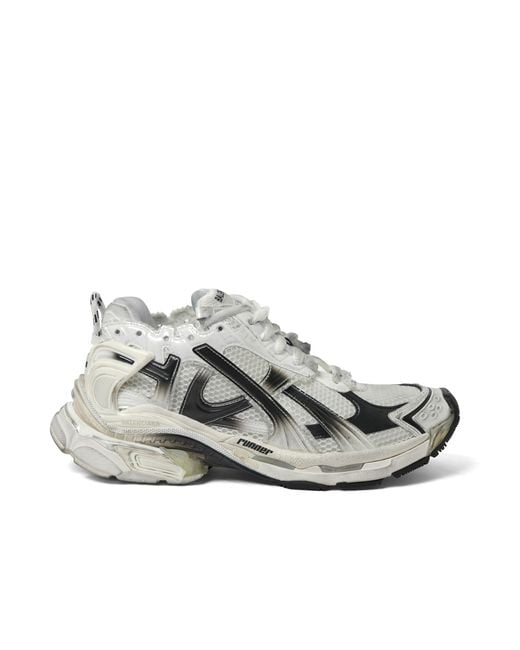 Balenciaga Gray Runner Gradient Sneakers, 100% Polyurethane for men