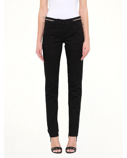 Givenchy Black Slim Fit Denim With Zipper