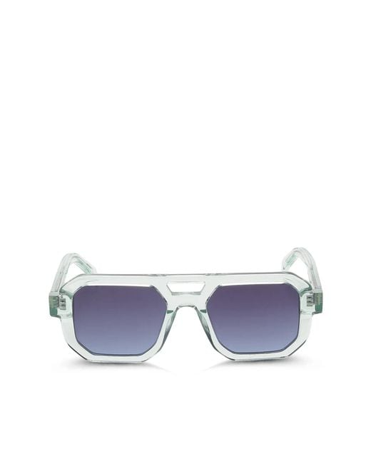 G.O.D Blue Thirty Four Sunglass With Lens