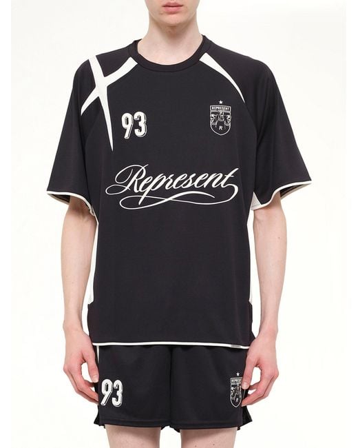Represent Black Star Football Top for men