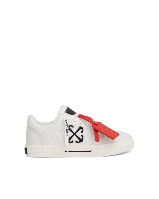 Off-White c/o Virgil Abloh Pink Off- New Low Vulcanized Canvas Sneakers, /, 100% Rubber