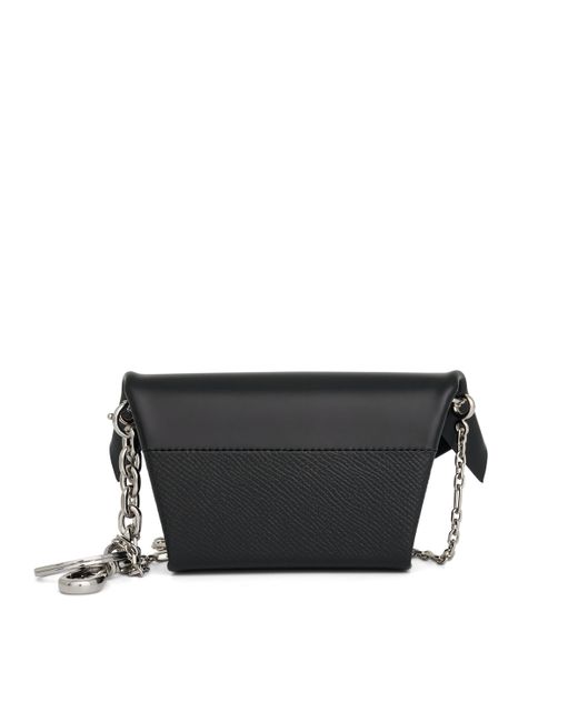 Maison Margiela Black Small Snatched Bag, , 100% Calf Leather