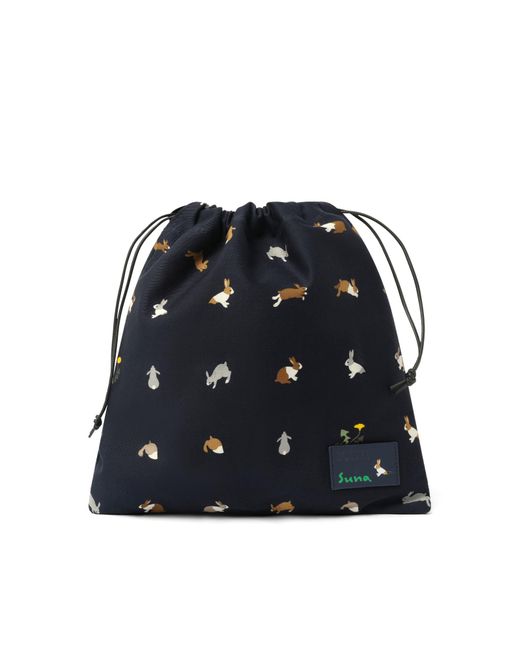 Loewe Black Bunnies Drawstring Pouch