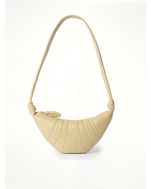 Lemaire Natural Croissant Small Soft Nappa Leather Bag