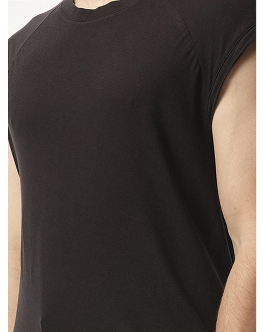 Entire studios Black Long Tank Top for men