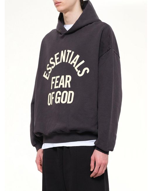 Fear Of God Gray Campus 90's Hoodie for men