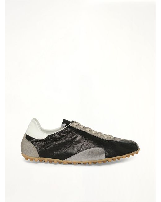 Maison Margiela Black Sprinters Low Sneaker for men