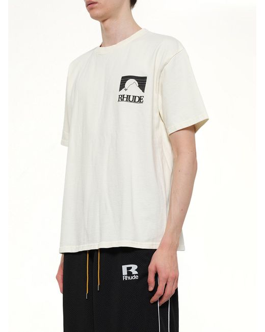 Rhude White Moonlight Pack T-Shirt for men