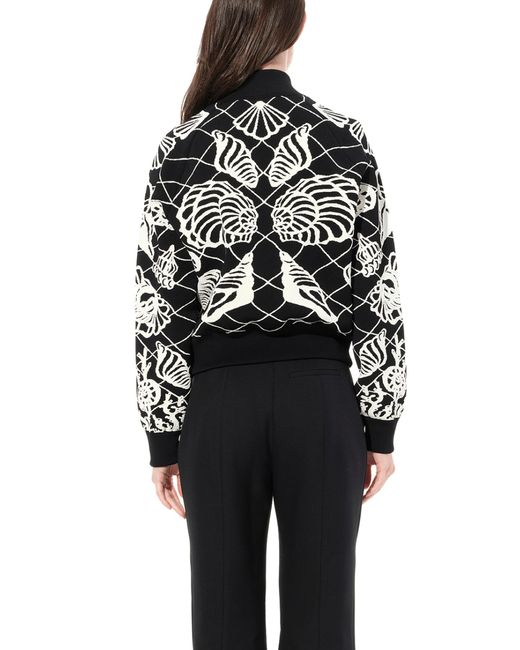 Alexander McQueen Black Bomber Jacket, , Size: Medium
