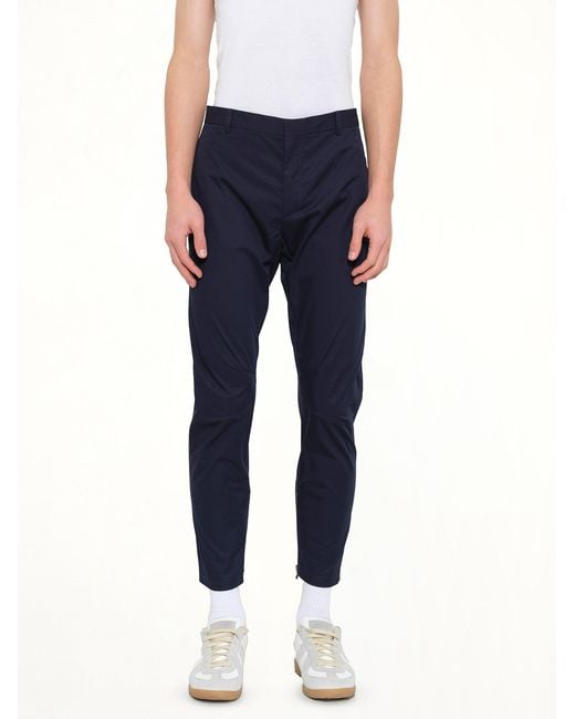 Lanvin Blue Biker Pants for men