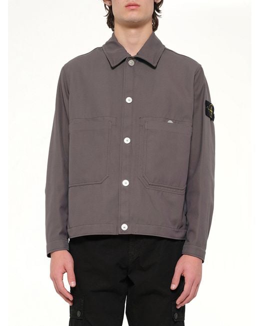Stone Island Gray 4100076 Jacket for men