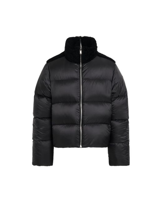 Rick Owens Black Moncler X Cyclopic Jacket, Long Sleeves, , 100% Polyester for men