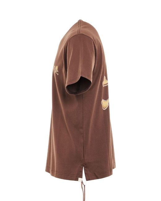 Mastermind Japan Brown Brilliant Logo T-Shirt for men