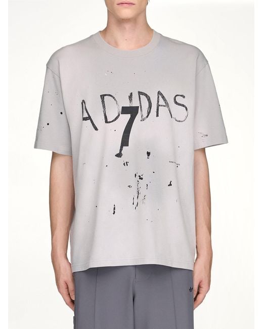 Song For The Mute Gray Adidas X Sftm Adi007 T-Shirt for men