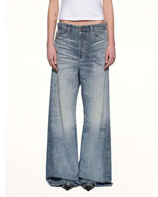 DIESEL Blue 1996 D-Sire-Fsh Wide Jeans