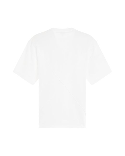 Loewe White Puzzle Fold T-Shirt, Short Sleeves, , 100% Cotton