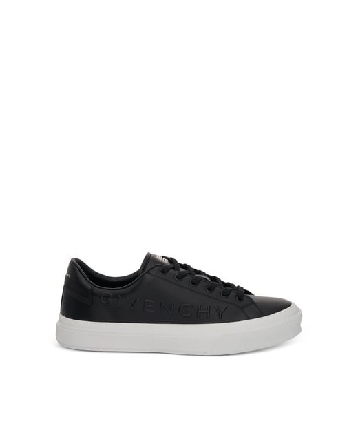 Givenchy Black City Sport Sneaker With Embossed Logo for men