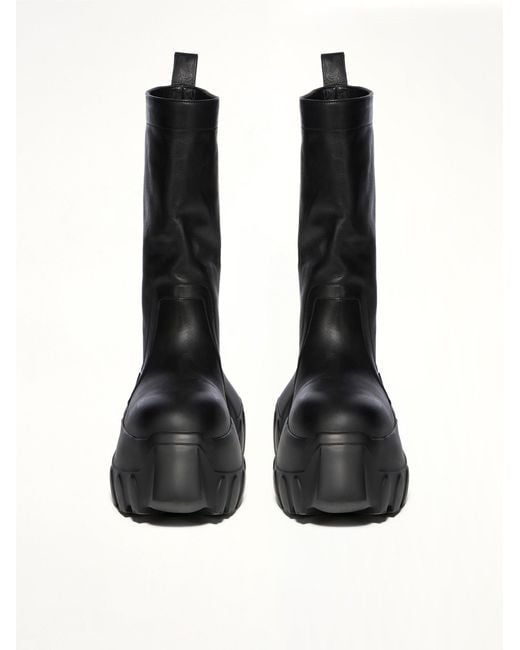Rick Owens Black Pull On Mega Tractor