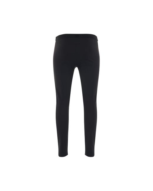 Givenchy Black Elastic Logo Leggings, , Size: Medium