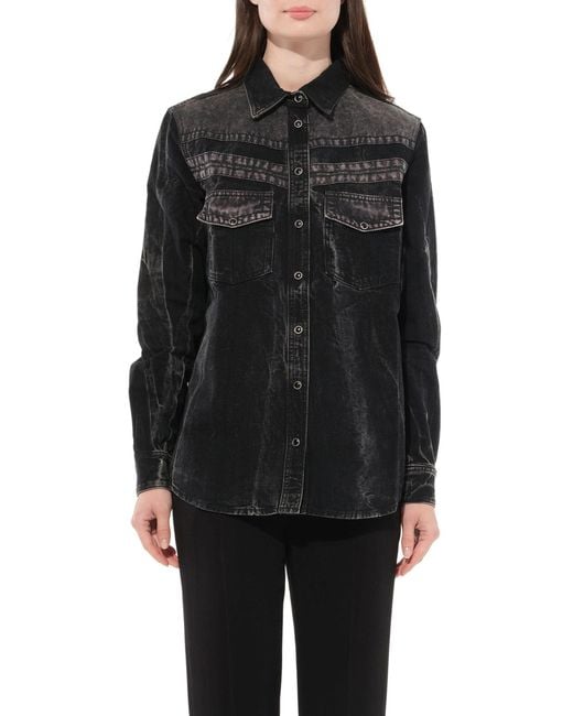 Givenchy Black Long Sleeve Shirts