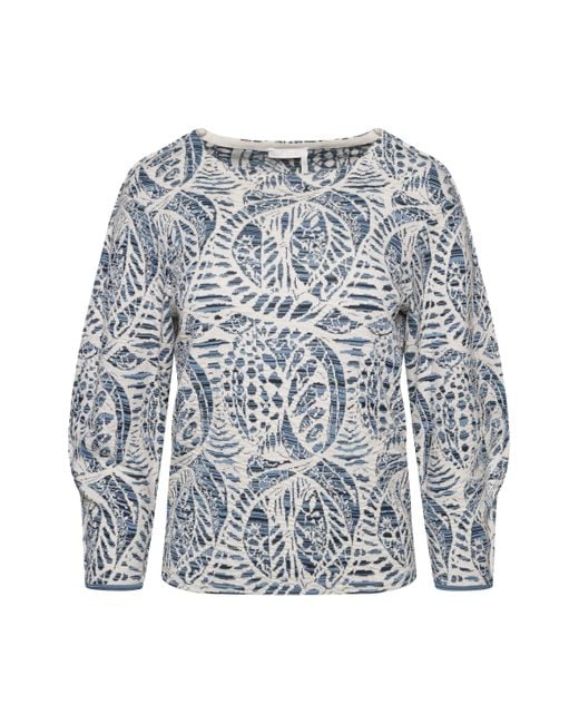 Chloé Blue 'Knit Pullover, Size: Small