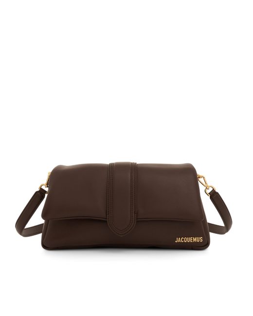 Jacquemus Brown Le Bambimou Leather Bag, Medium, 100% Leather