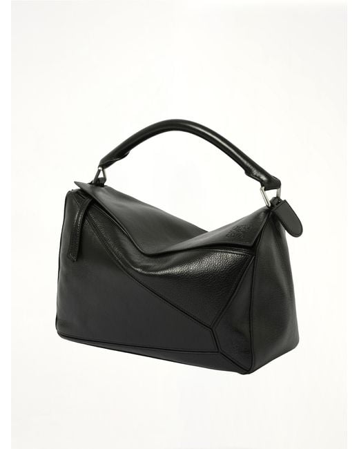 Loewe Black Puzzle New Large Bag for men