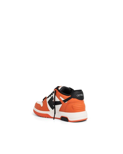 Off-White c/o Virgil Abloh Red Off- Out Of Office Calf Leather Sneakers, /, 100% Rubber