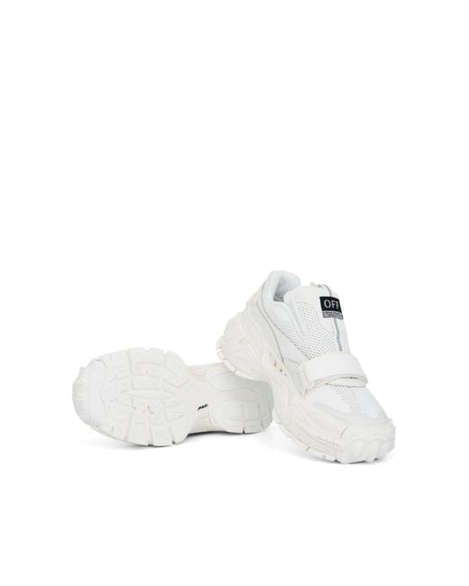 Off-White c/o Virgil Abloh White Off- Glove Slip On Sneakers, 100% Rubber for men