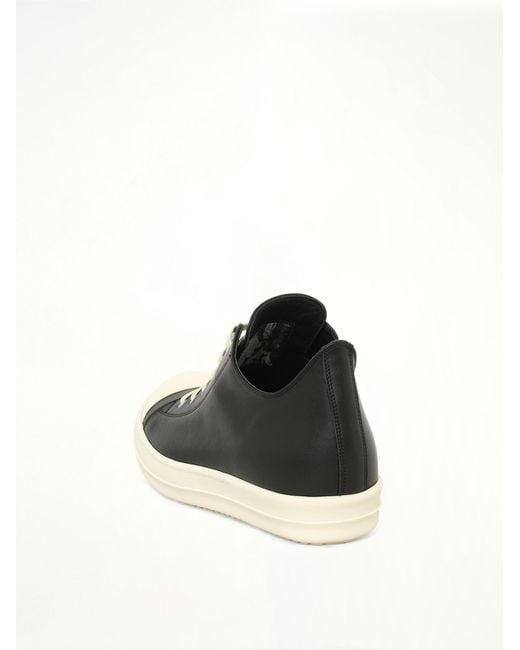 Rick Owens Black Low Sneaker for men