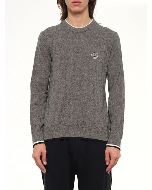 KENZO Gray Pullover for men