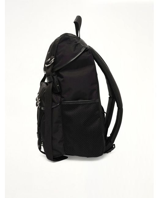 Maison Margiela Black High Tech Medium Backpack for men