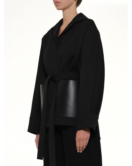 Alaïa Black Wrap Jacket