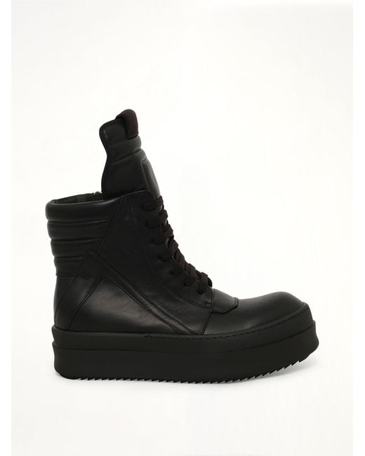 Rick Owens Black Mega Bumper Geobasket for men